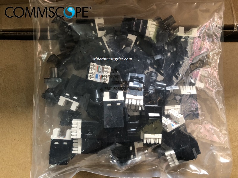 Thanh đấu nối, patch panel, switch 24 cổng cat5 cat6 AMP Commscope lắp tủ rack chuẩn 19 inch