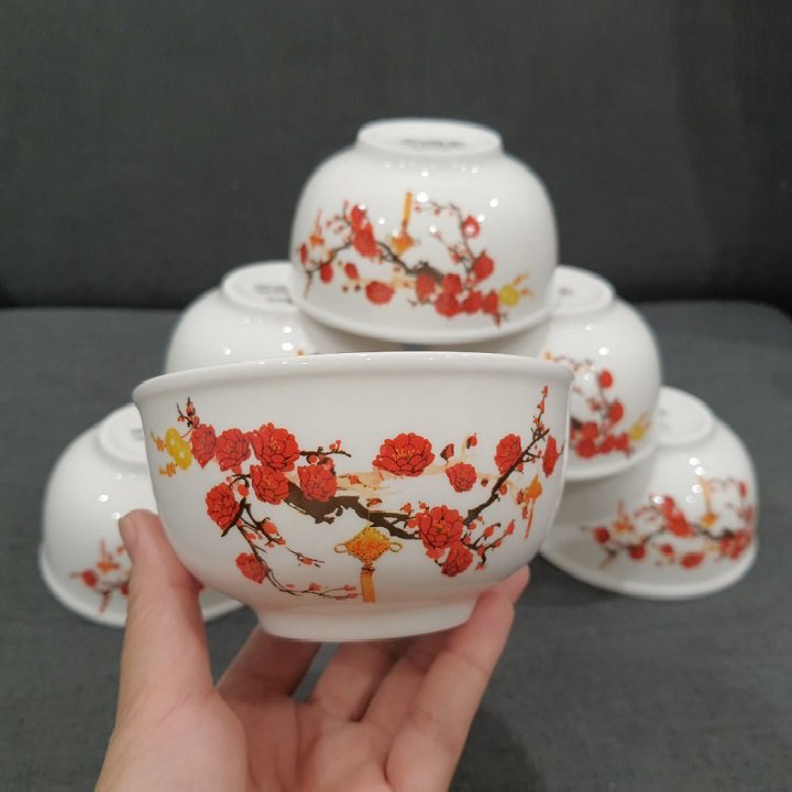 [HCM]bộ 6 chén sứ ăn cơm - bộ 6 chén sứ ăn cơm