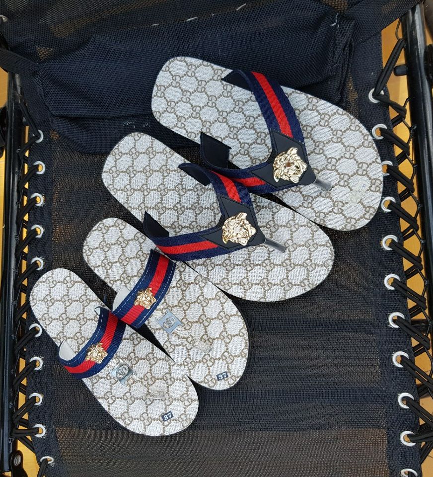 Dép nam và nữ ( đế gg kem mờ quai dù ) size từ 35 đến 43