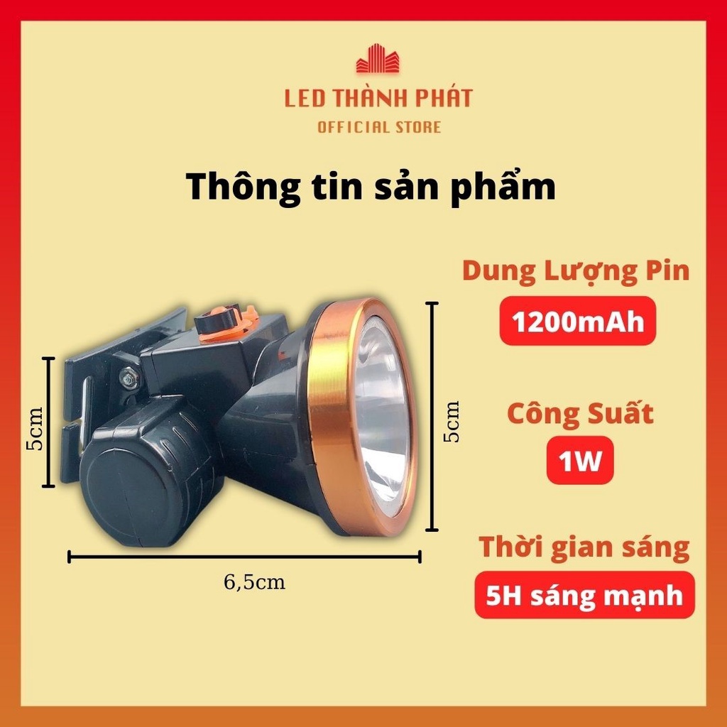 Đèn pin đội đầu  A4-G8 nhỏ gọn siêu sáng