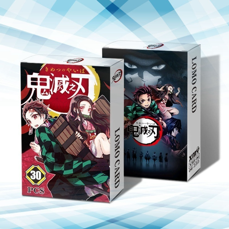 Lomo card hộp thẻ ảnh Anime Demon Slayer Kimetsu No Yaiba