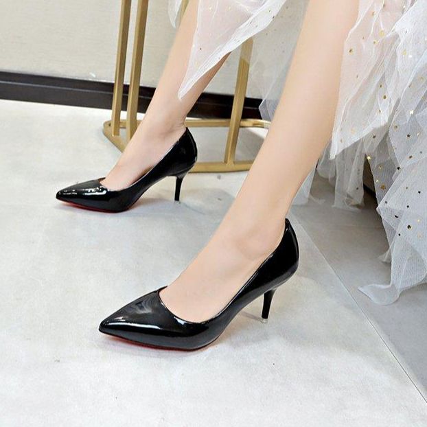 Giày cao gót DHC3, giày nữ gót nhọn 5 cm công sở đẹp