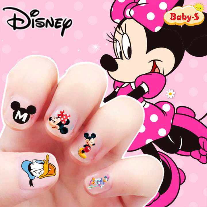 Dán móng tay 3D cao cấp cho bé Baby-S, Set sticker dán móng tay họa tiết hoạt hình nhiều màu sắc tươi sáng – SJ012