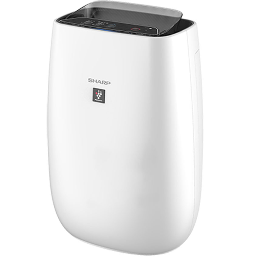Fp-j40e-w sharp air purifier ion plasma macluster germicidal virus use area 30m ²-12 months warranty
