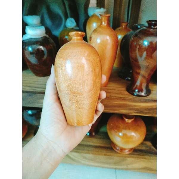 LỌ HOA GỖ ĐỘC ĐÁO GỖ ĐẶC
