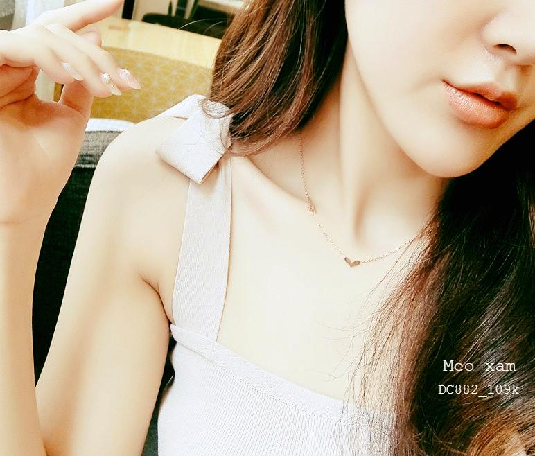 Dây chuyền titan Trái tim nhỏ