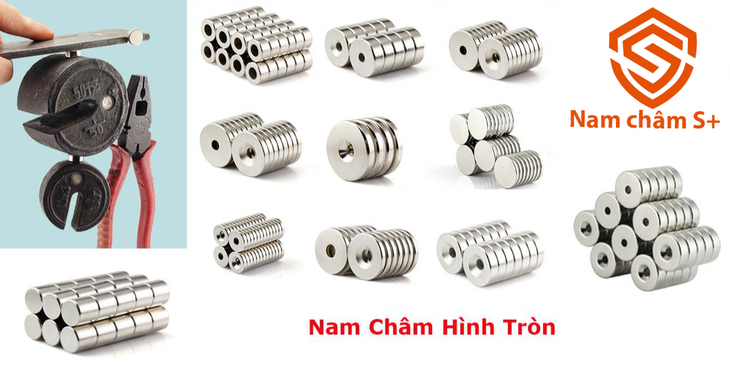 Nam châm câu cá có lỗ nhiều kích thước siêu hút