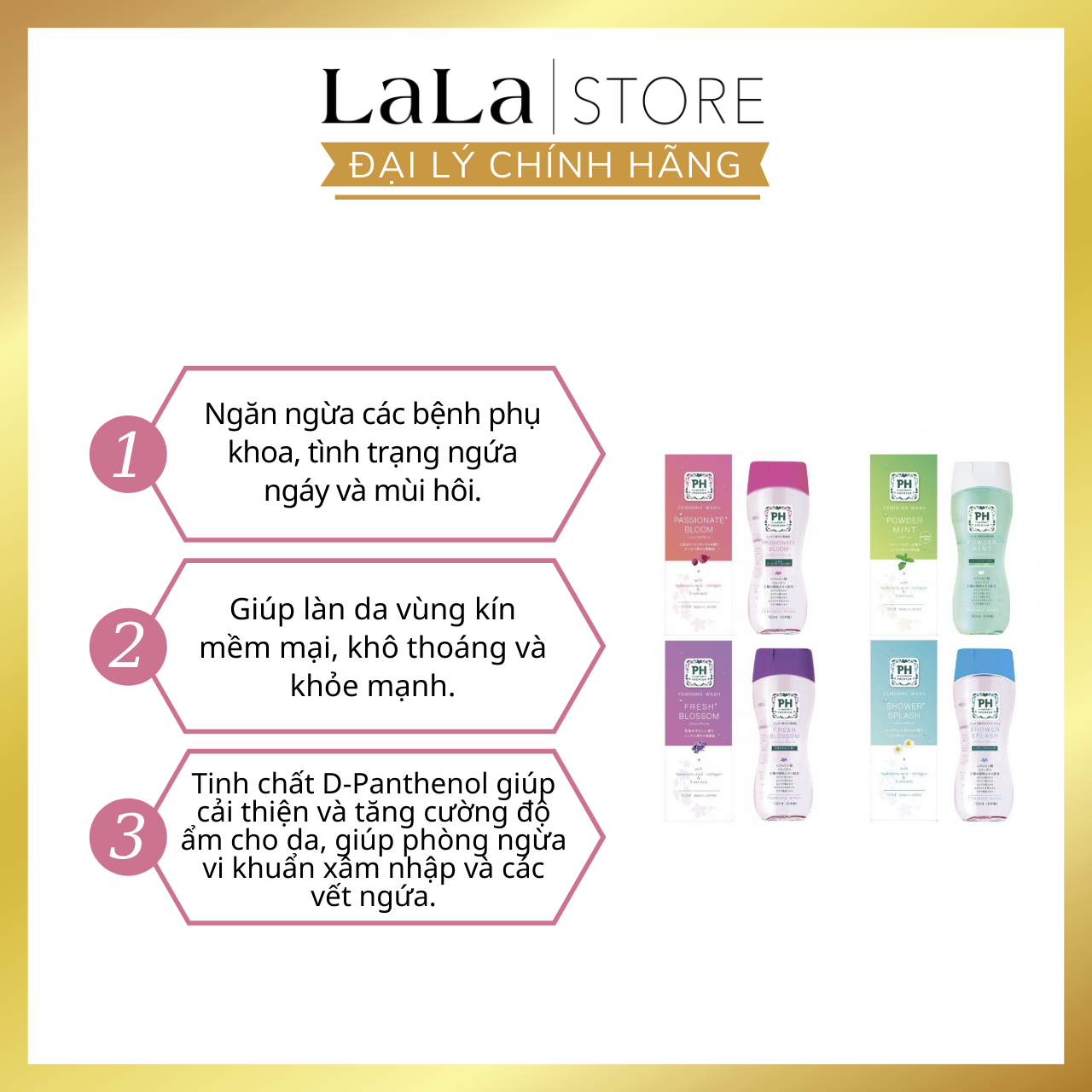 Dung Dịch Vệ Sinh Phụ Nữ PH Care Nhật Bản 150ml