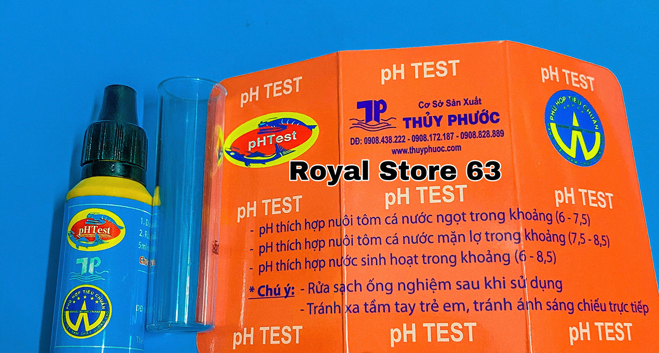 Dung dịch test đo PH bể cá cảnh Thủy Phước