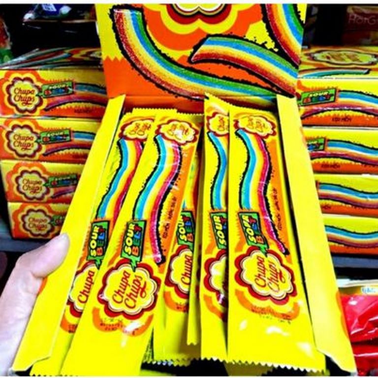 KẸO DẺO CẦU VỒNG CHUPA CHUPS 10 THANH