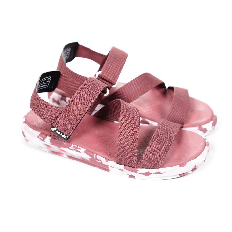 [HCM]Giày Sandal Saado Nữ Màu Ruốc CL06