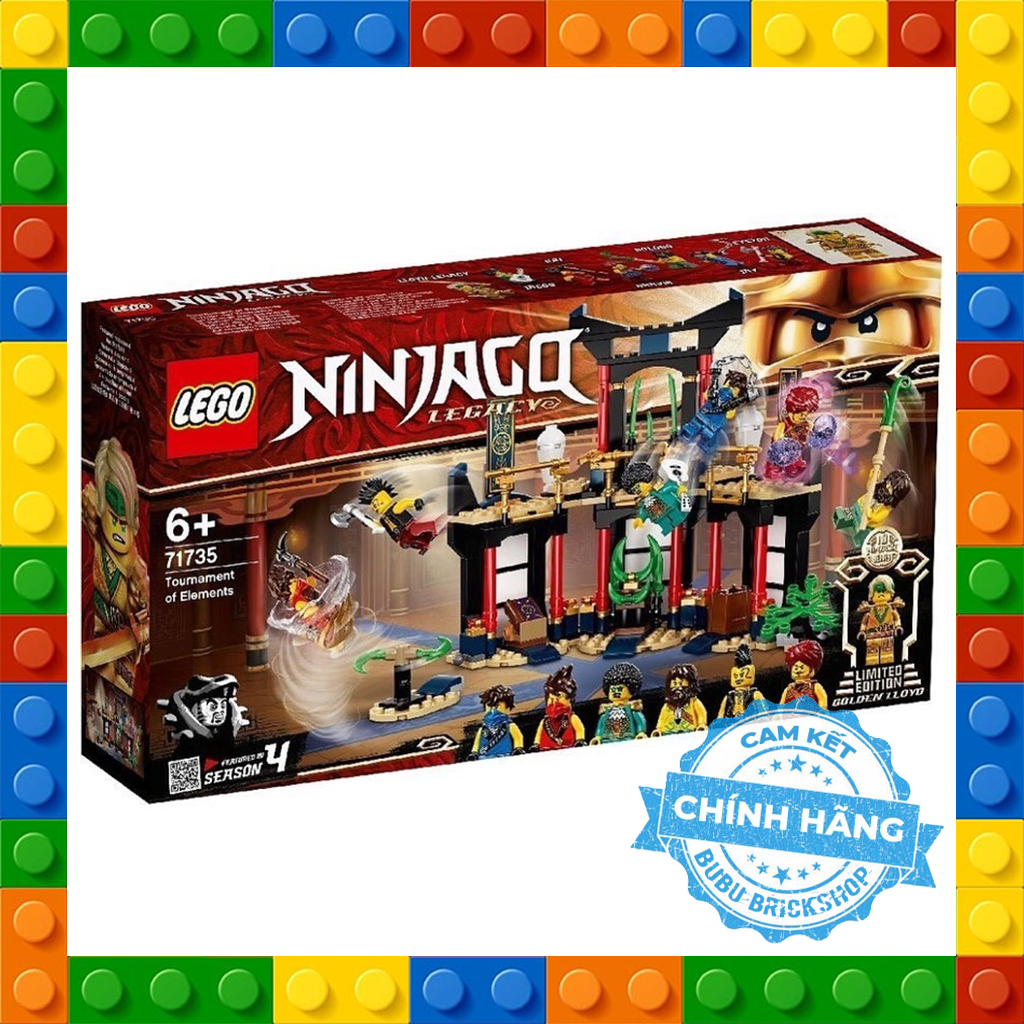Lego Ninjago 71735 - Tournament of Elements - Bộ xếp hình Lego Giải đấu của những bậc thầy