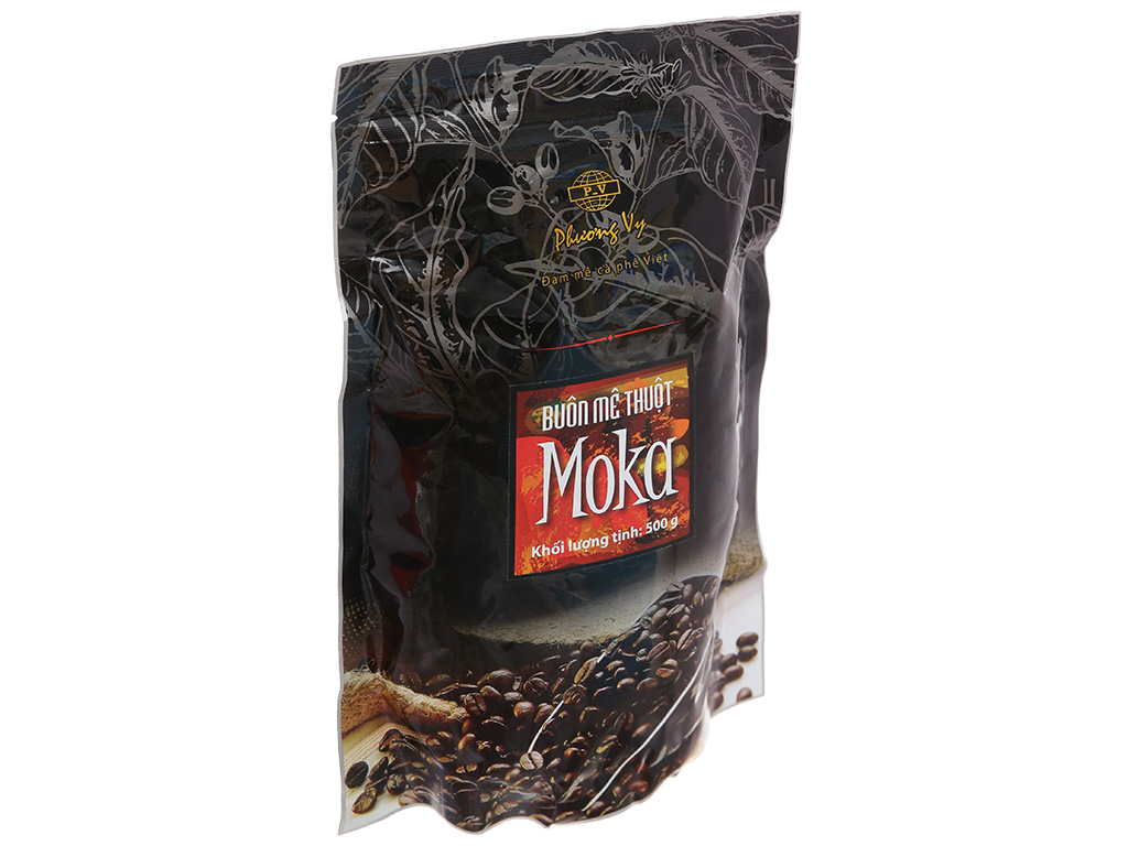 CÀ PHÊ RANG XAY PHƯƠNG VY MOKA GÓI 500GR C