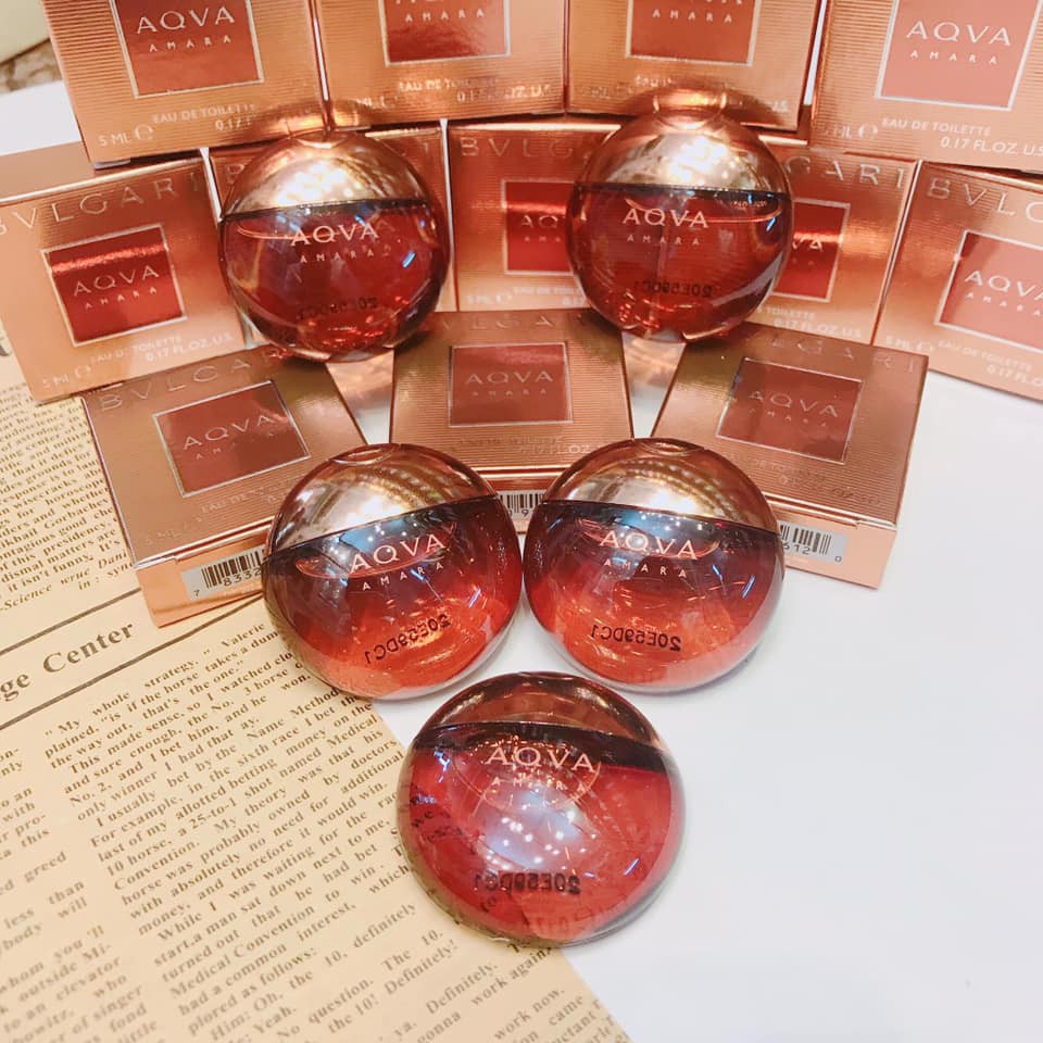 Nước hoa nam BVL Aqva Amara EDT 5ml