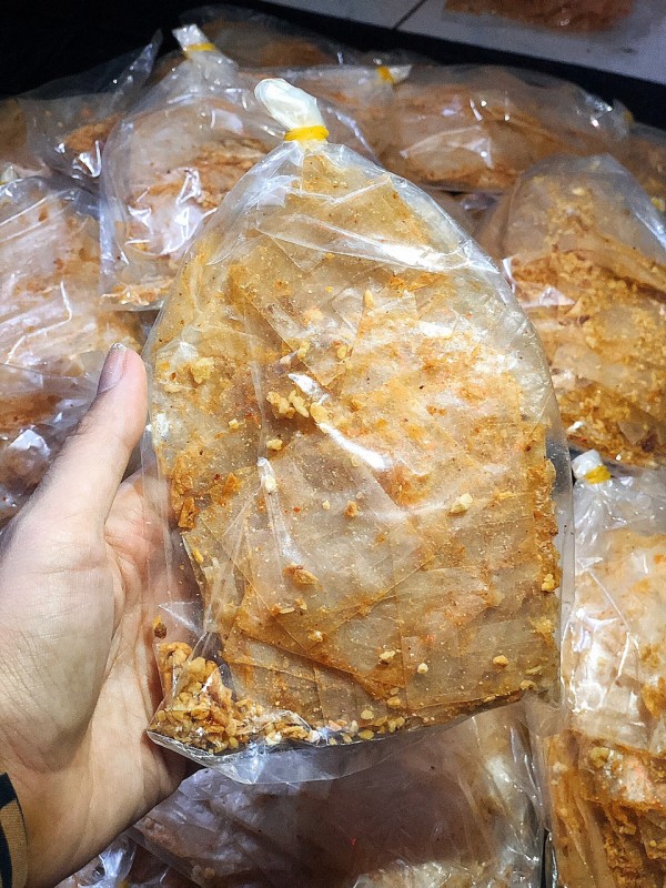 [HCM]{Giao Toàn Quốc} Combo 2 Bịch Bánh Tráng Muối Tỏi AV15-2
