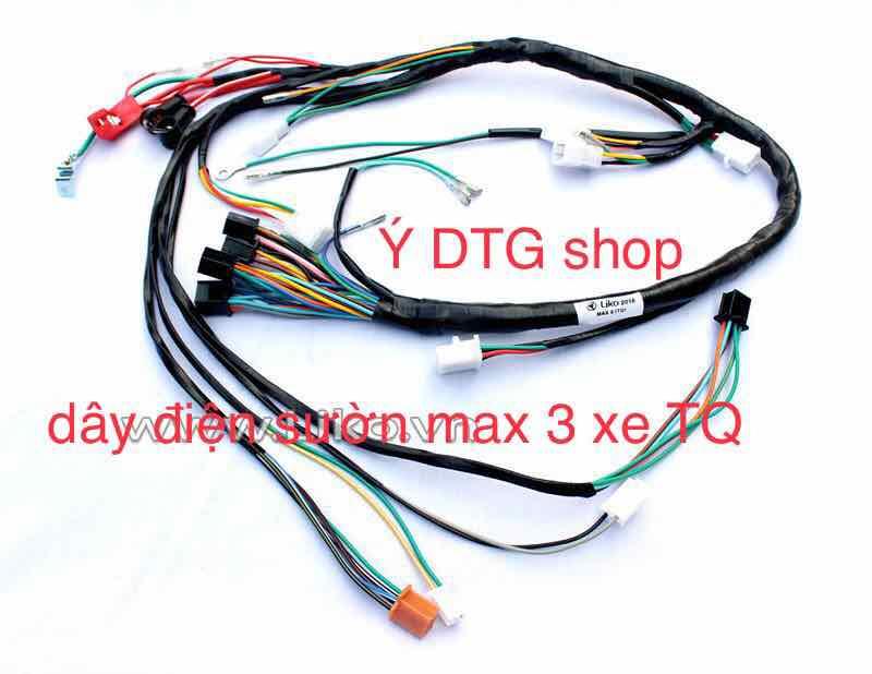 Dây điện sườn xe max 3 xe tq - 1673