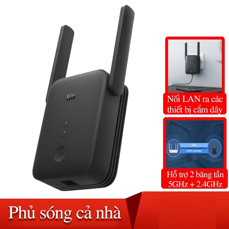 💦 bộ kích sóng , mở rộng sóng wi-fi băng tần kép ac1200 xiaomi – mở rộng và nâng cấp sóng wi-fi