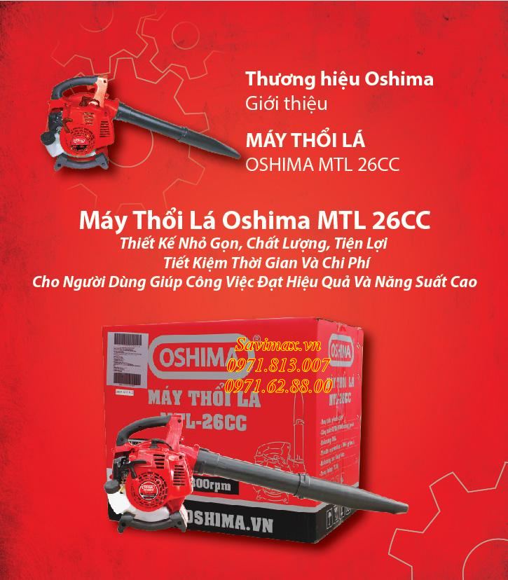 Máy thối lá hàng OSHIMA dung tích 26cc