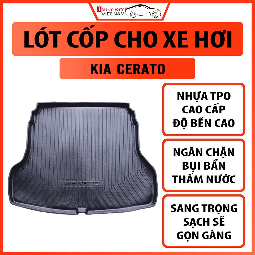 Lót cốp nhựa cho xe KIA CERATO