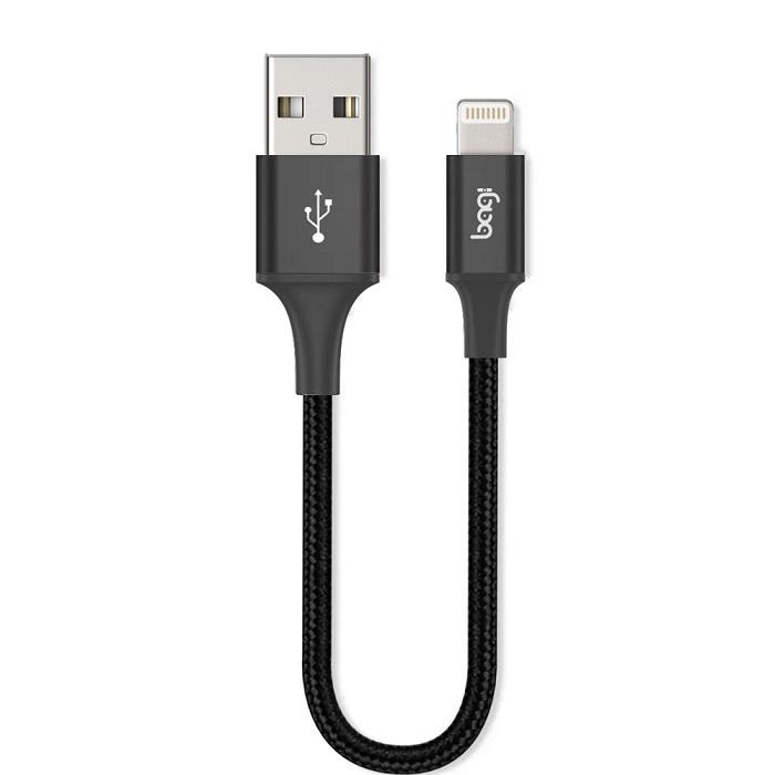 Cáp dù sạc nhanh Lightning Bagi dài 20cm IS20