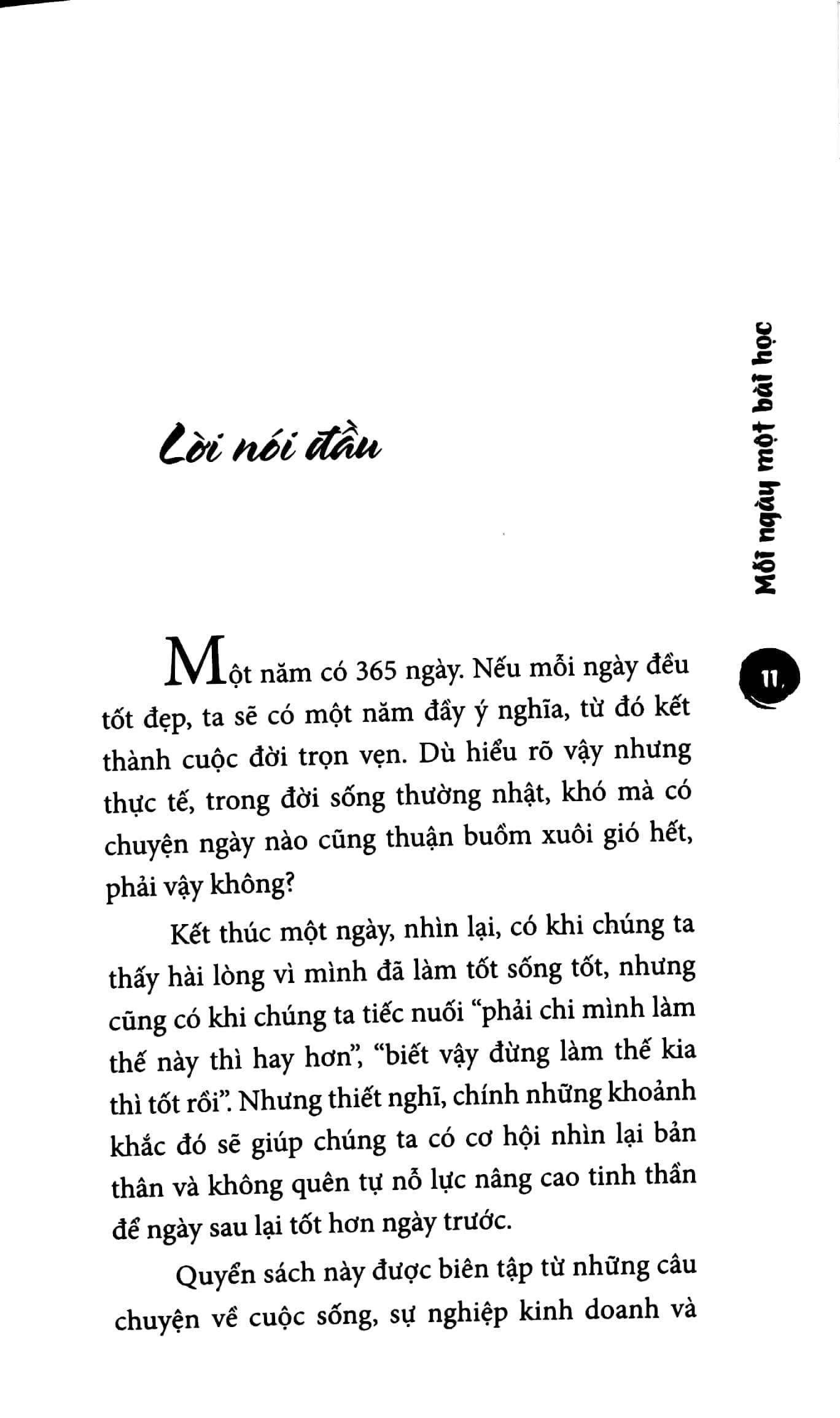 Sách - Mỗi ngày một bài học