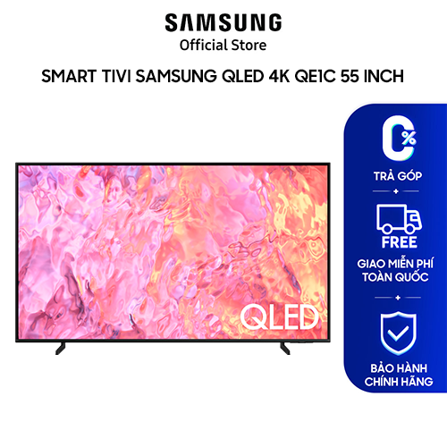 MIỄN PHÍ VẬN CHUYỂN -  Smart Tivi Samsung QLED 4K QE1C