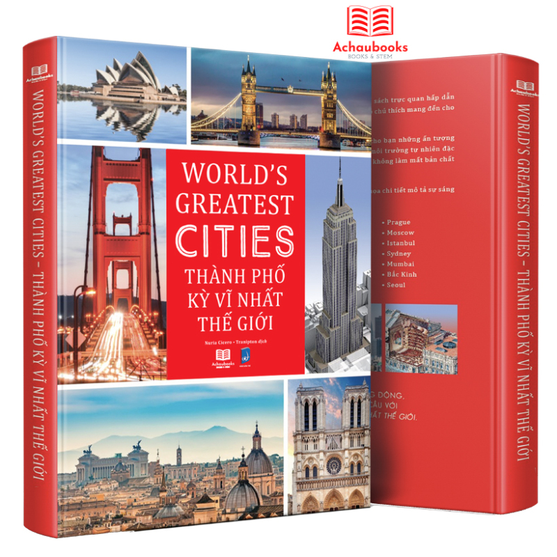 Sách Thành phố kỳ vĩ thế giới, world greatest cites - Á Châu Books