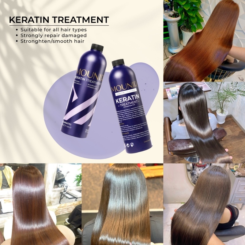 Hấp Siêu Phục Hồi Mounir Keratin Treatment 1000ml