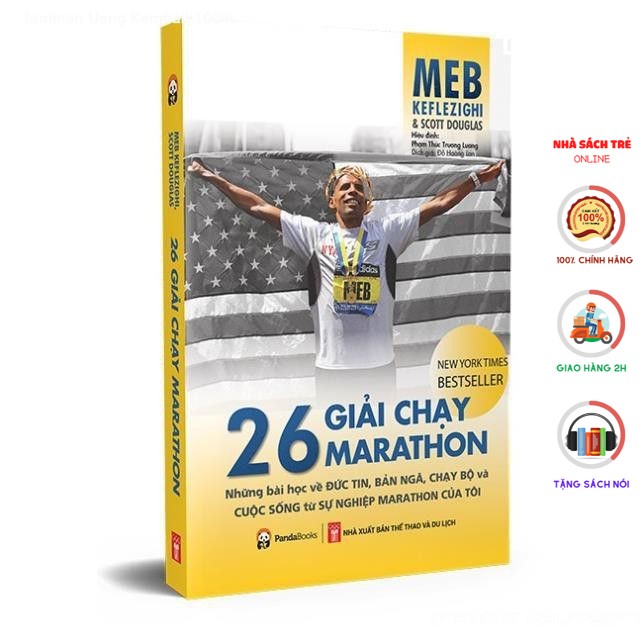 Sách - 26 Giải Chạy Marathon - Chạy Để Chiến Thắng Pandabooks