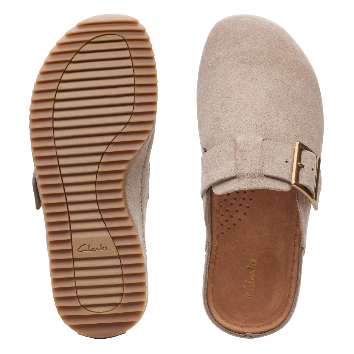 Giày Mule Da Lộn Nữ Clarks - BrookleighMule