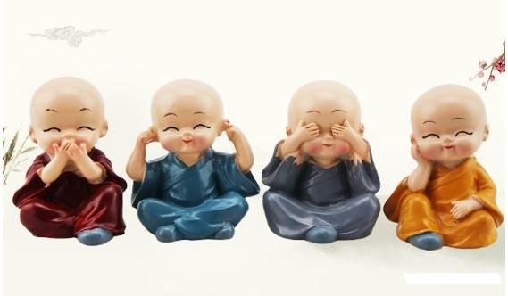 Bộ Tượng 4 Chú Tiểu 4 Không
