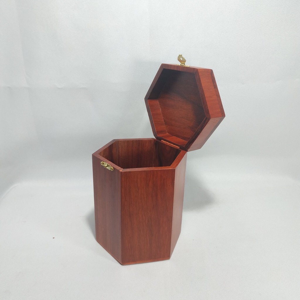 Hộp Đựng Chè Gỗ Hương Cao Cấp