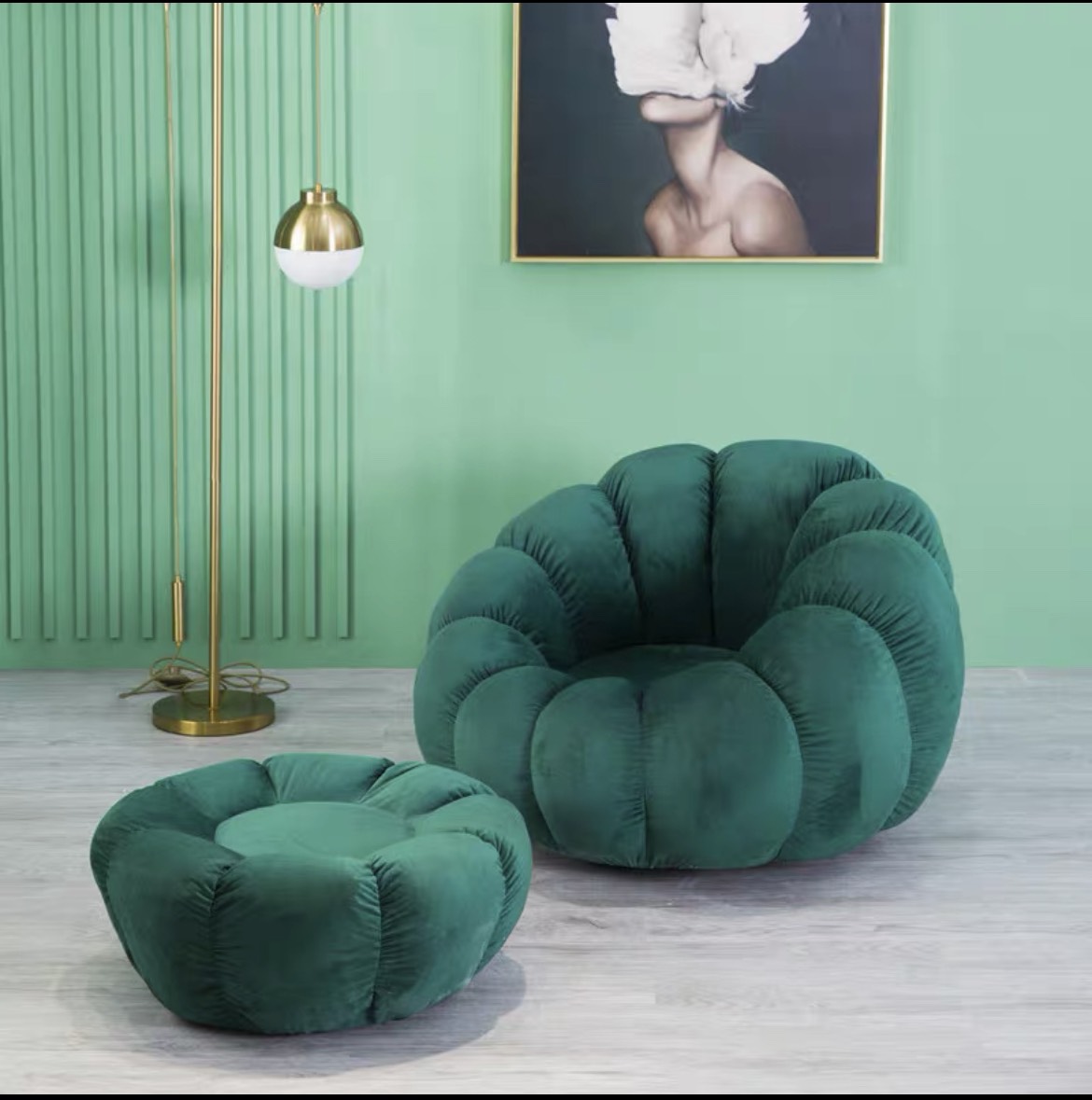 Ghế sofa thư giãn hình bông hoa cao cấp (hàng Việt Nam chất lượng cao)