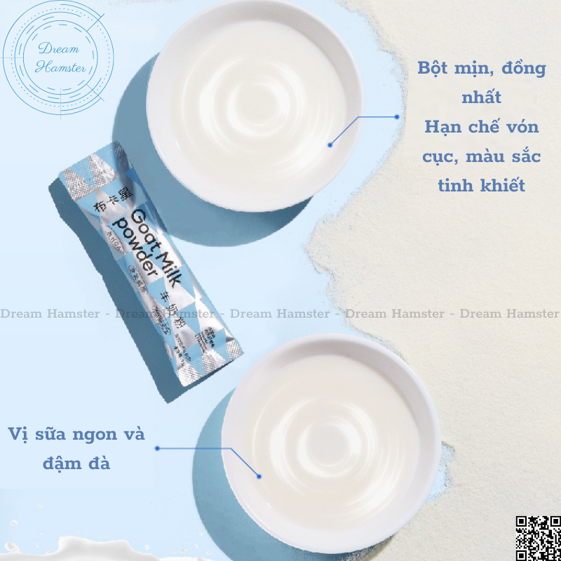 Bột sữa dê Bucatstate cho hamster và thú nhỏ