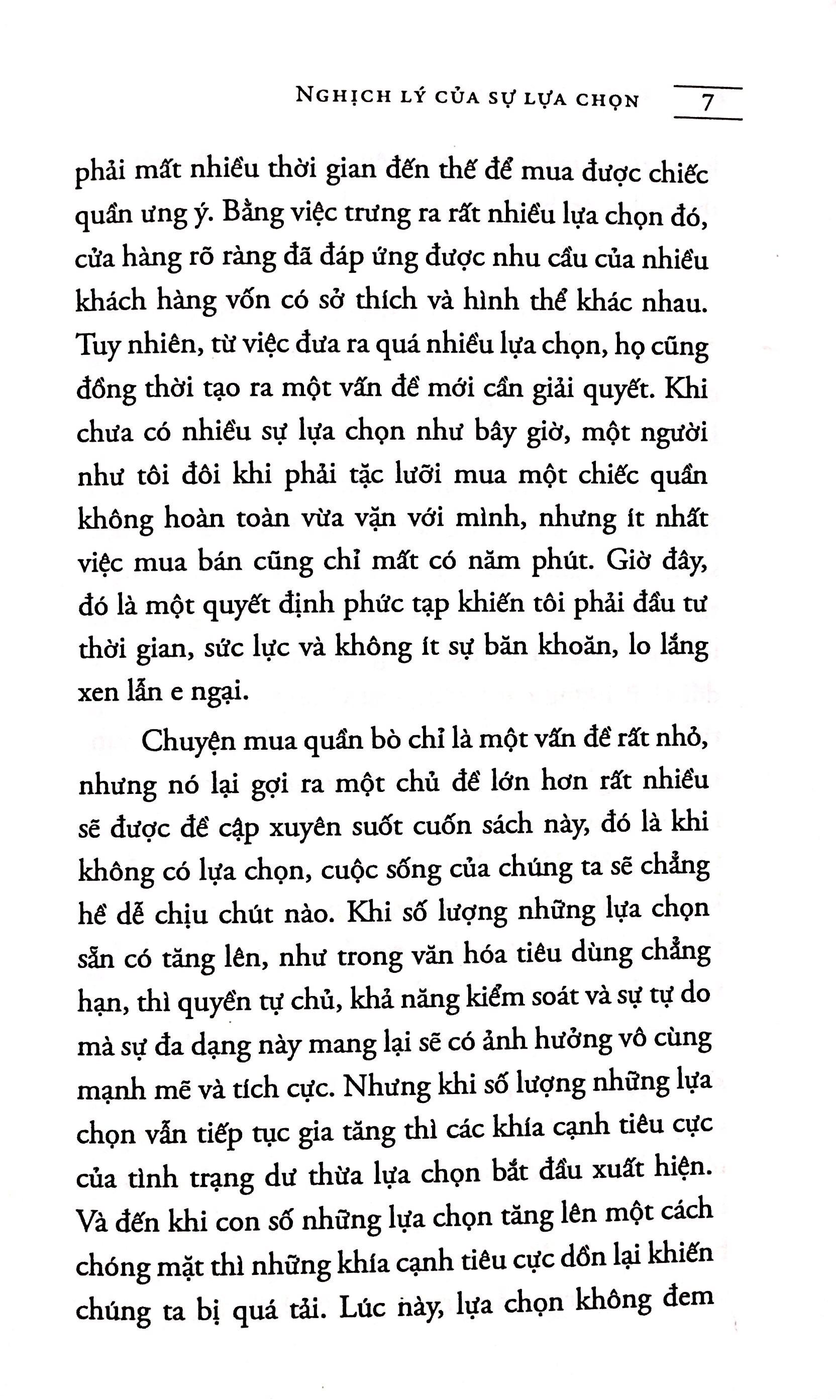 Sách - Nghịch lý của sự lựa chọn
