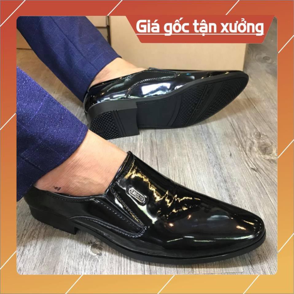 Giày Tây Nam Da Bóng Công Sở Lịch Lãm