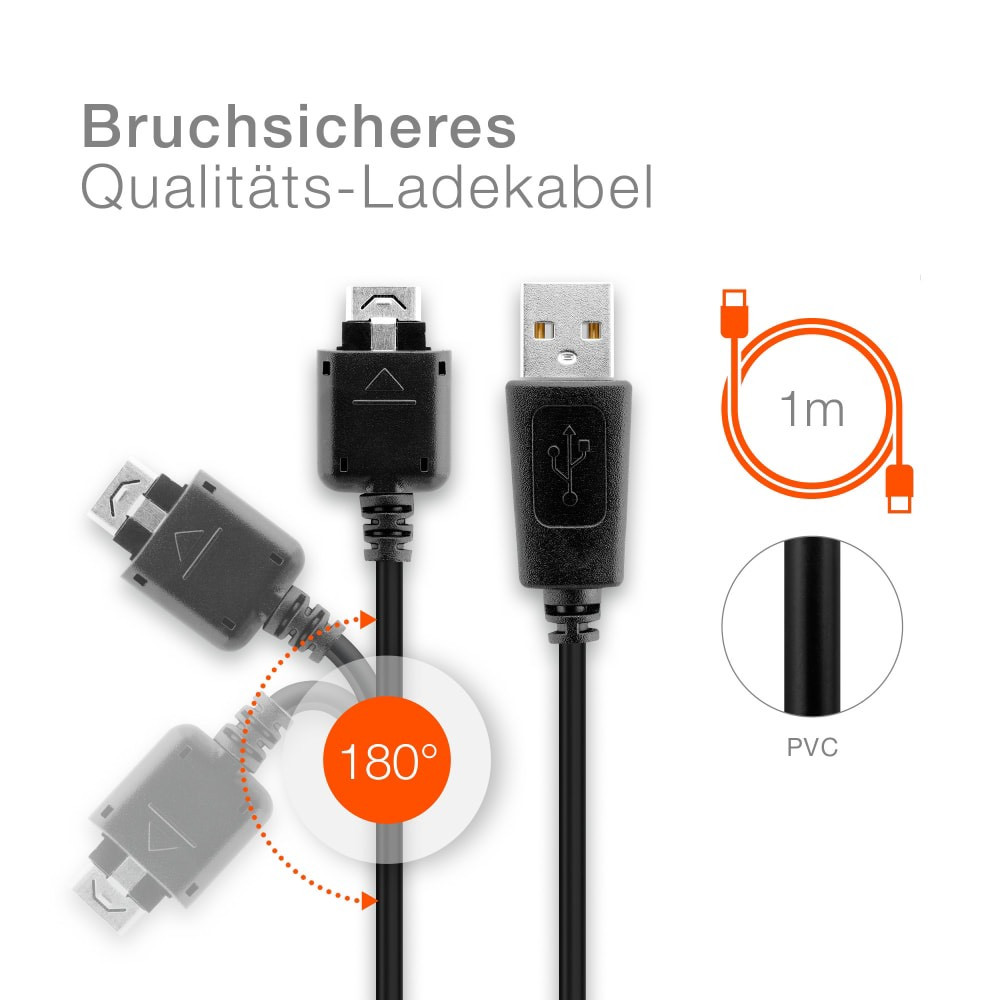 Cáp sạc usb lg kp500 / ks360 / kg 800 / ke970 / ke990