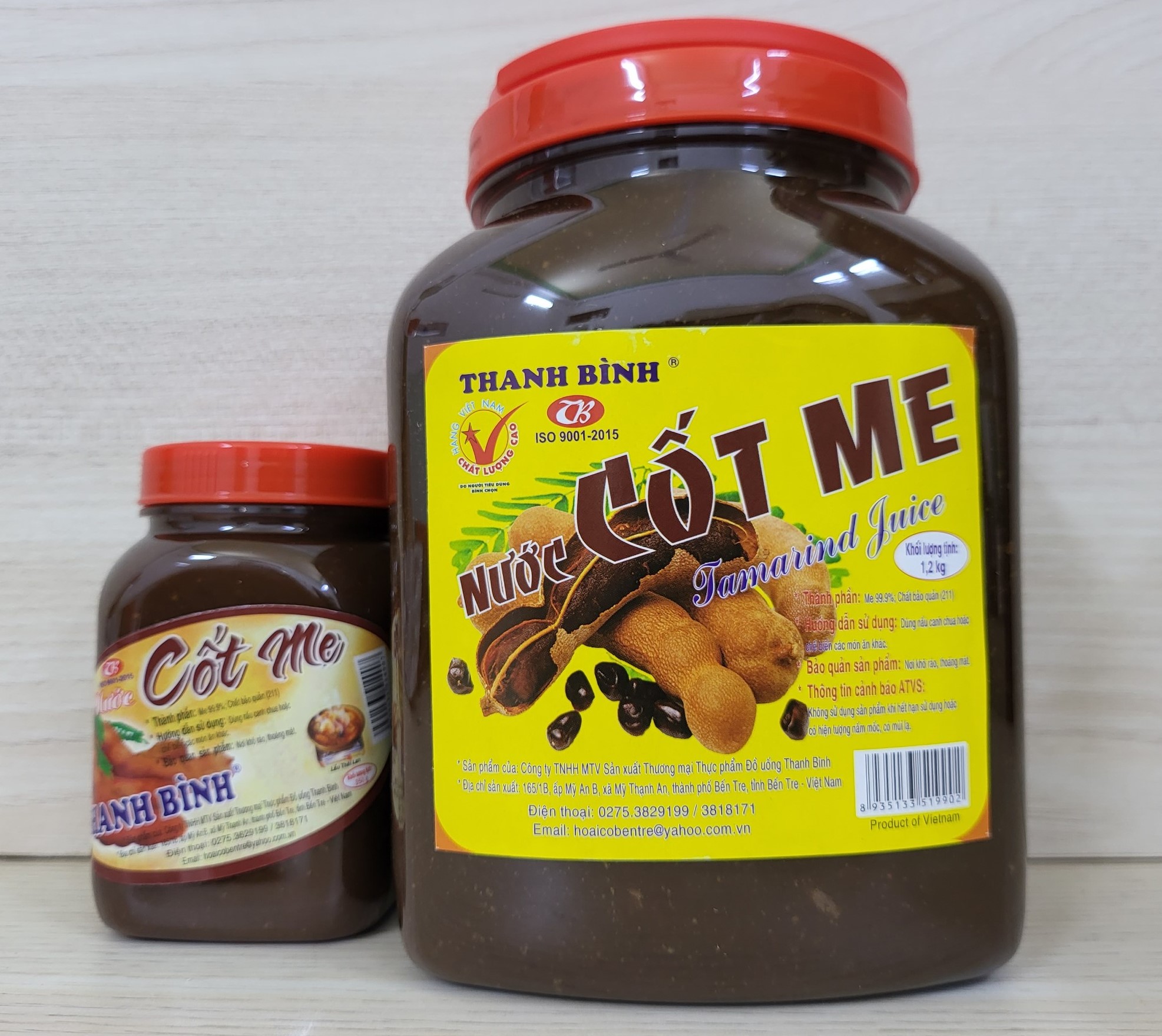 (HỦ LỚN 1.2 Kg) NƯỚC CỐT ME THANH BÌNH Mashed Tamarind Juice