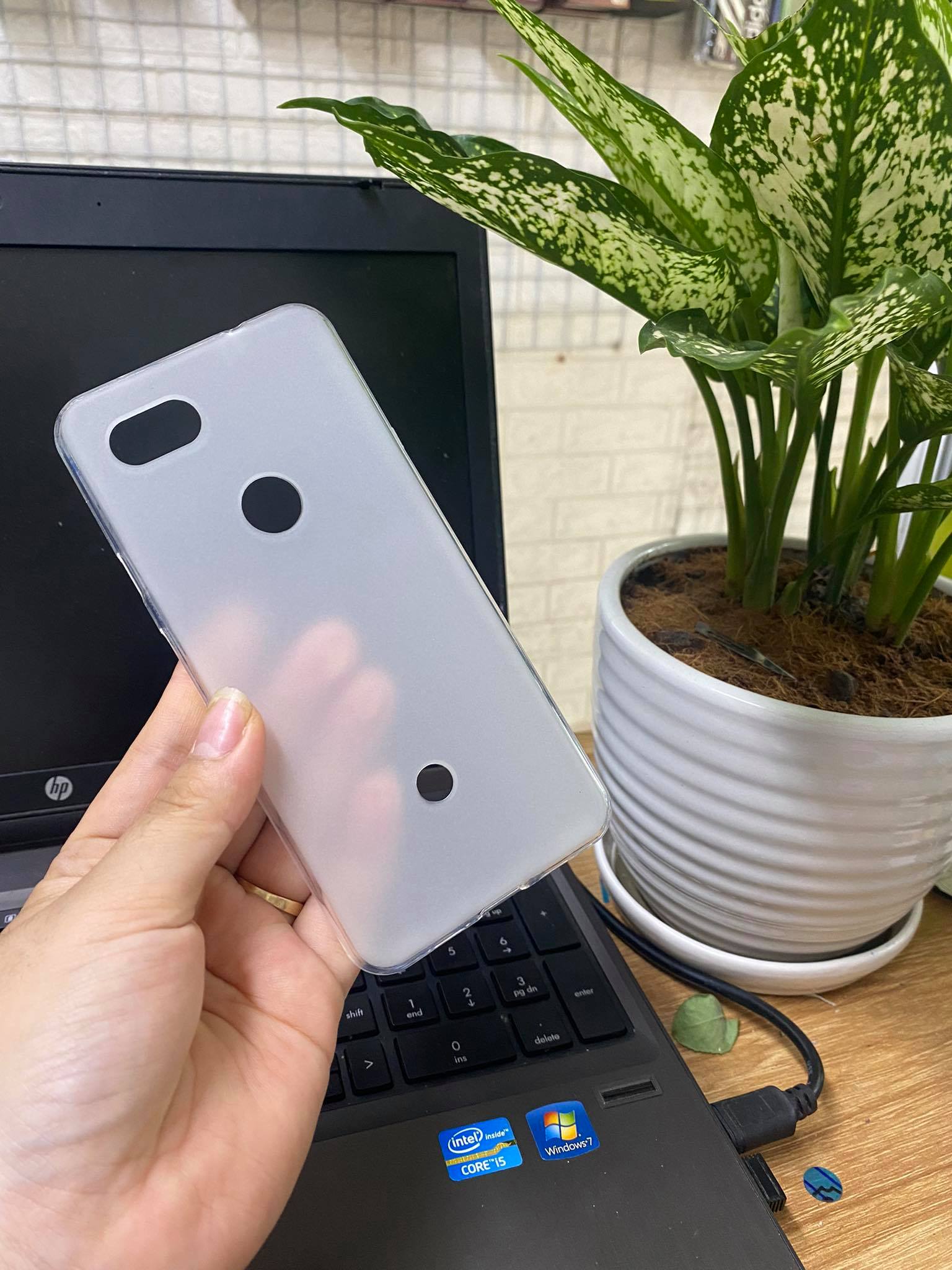 Ốp silicon dành cho điện thoại Google Pixel 3A