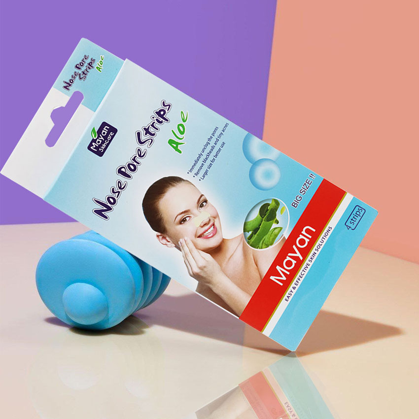 Miếng lột mụn cám Lô hội Mayan (4 miếng/hộp) Hàn Quốc