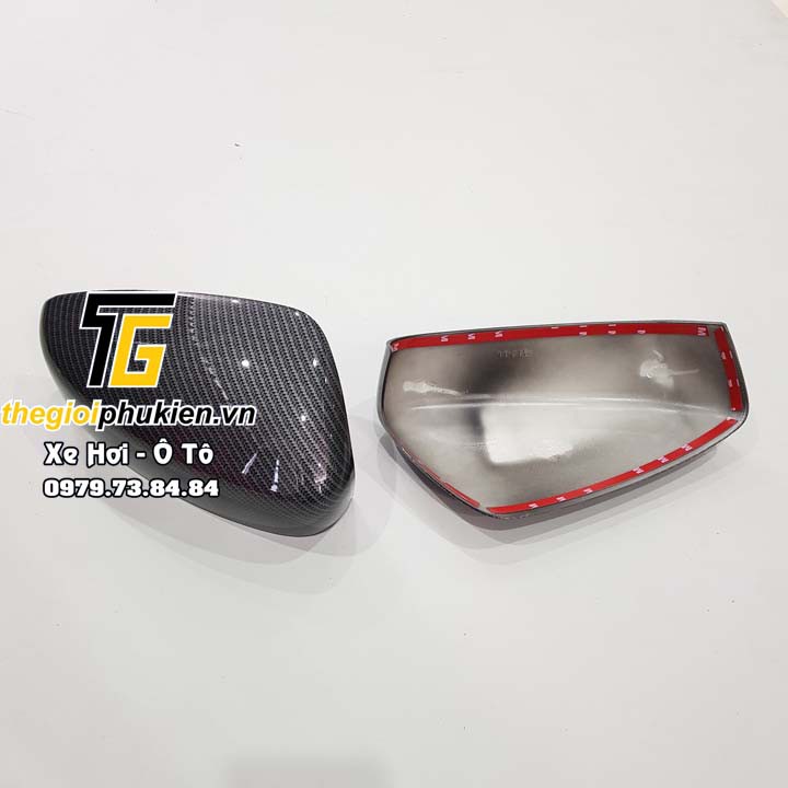 Bộ ốp gương chiếu hậu Mazda 3 2015-2019 vân Carbon cap cấp