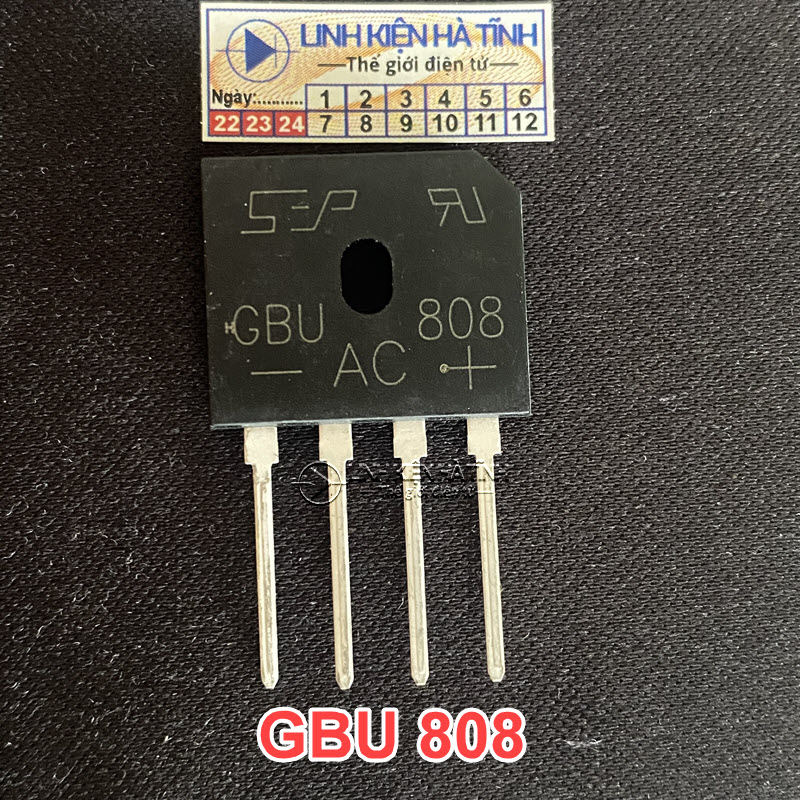 5 con cầu đi ốt gbu808 gbu 808 8a 800v