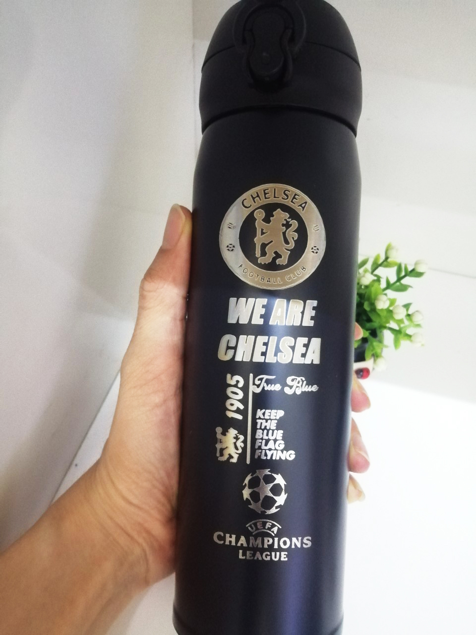 Bình giữ nhiệt nóng lạnh nắp bật clb bóng đá