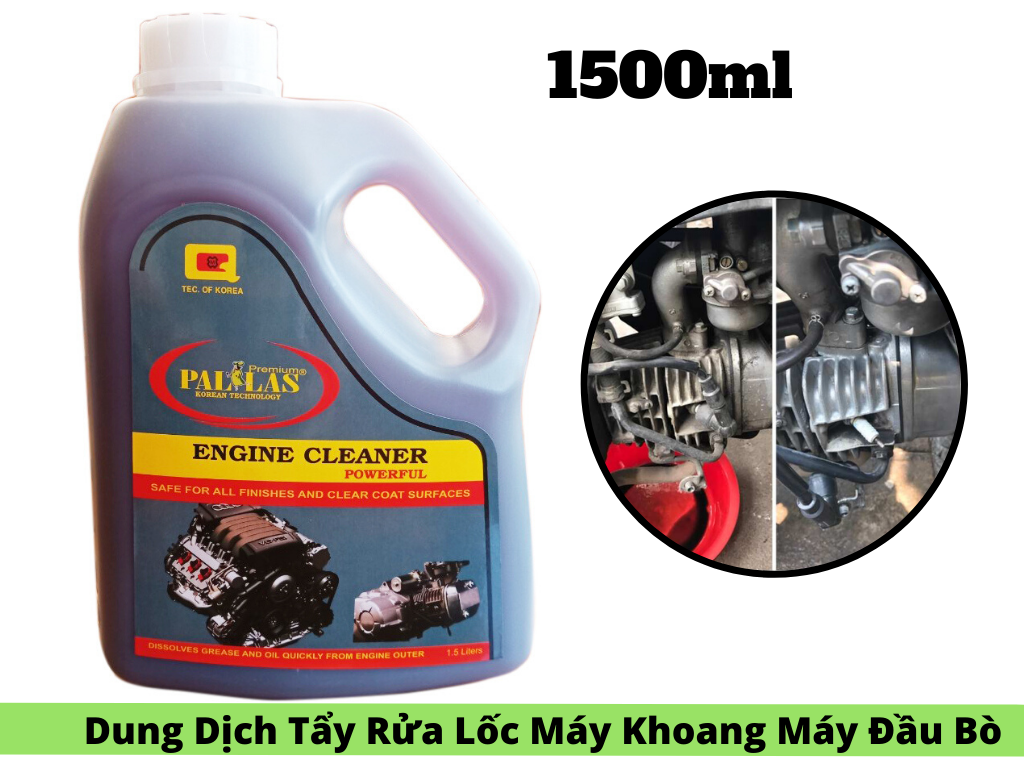 [HCM]Dung Dịch Tẩy Lốc Máy 1500 Tẩy Khoang Máy Đầu Bò Siêu Sạch Pallas