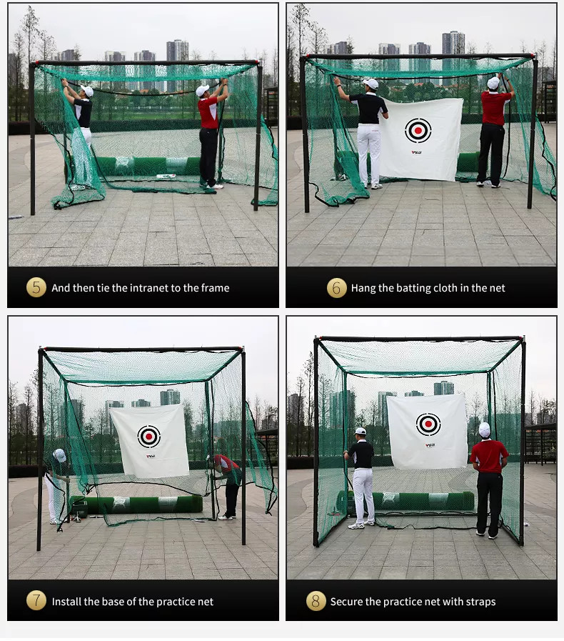 [Chính Hãng] Bộ khung lưới tập swing golf - PGM 3M Practice Net - LXW001