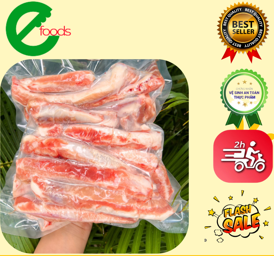 Sườn Heo Que Túi 1KG Chiên Nướng Siêu Ngon (Chọn Giao Hàng 2h giúp shop nha)