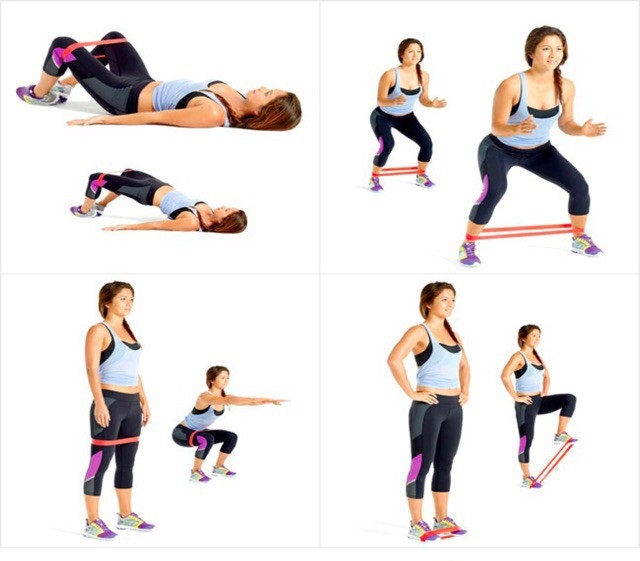 [HCM]Dây Đàn Hồi Kháng Lực Tập Mông  Aolikes