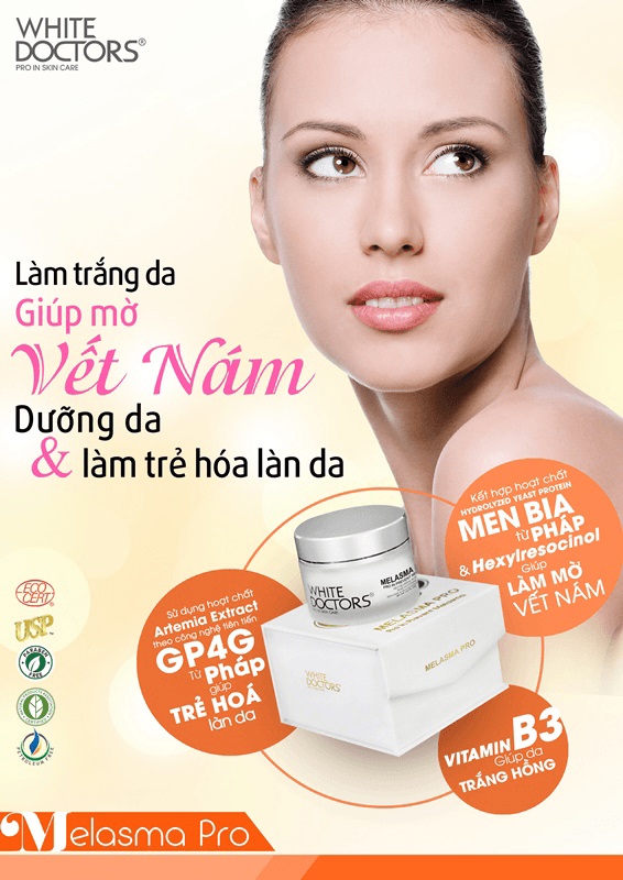 [HCM]Kem NÁM thể nặng WHITE DOCTORS (40ml)