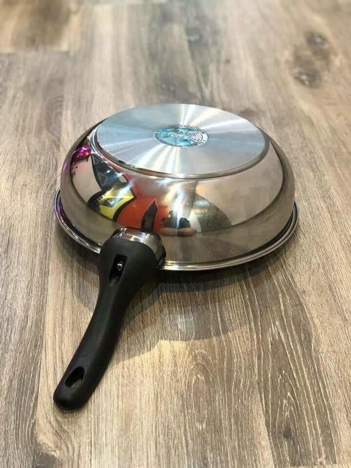 CHẢO SÂU LÒNG 24CM INOX[NANCY SHOP]