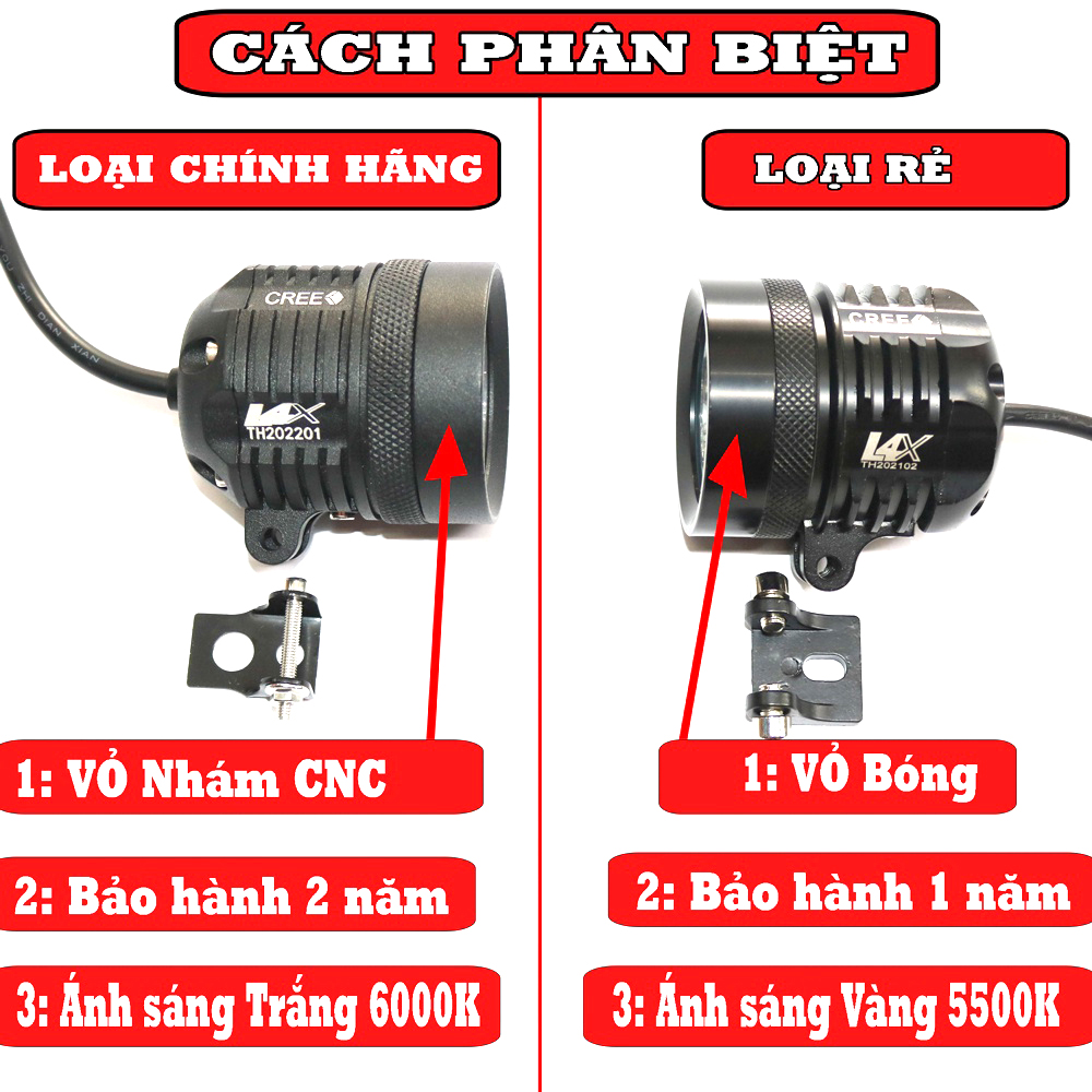 ĐÈN TRỢ SÁNG L4X CAO CẤP SIÊU SÁNG